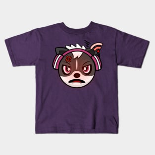 Angry Melody Skunk Kids T-Shirt